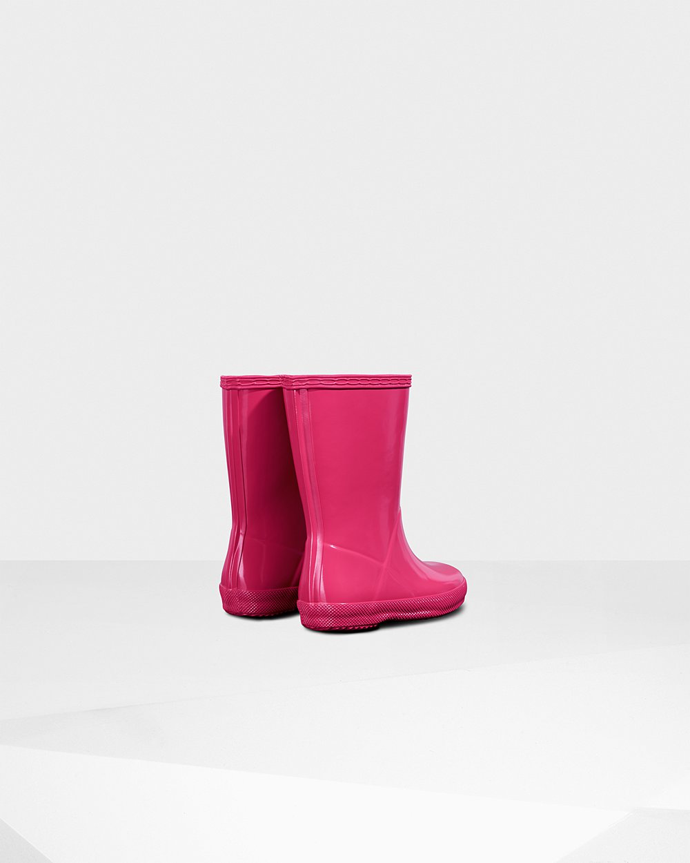 Botas de Lluvia Hunter Niños - Original First Classic Gloss - Rosas Claro - WJROLQV-06